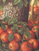 Prentice, Levi Wells Apples Beneath a Tree oil on canvas
